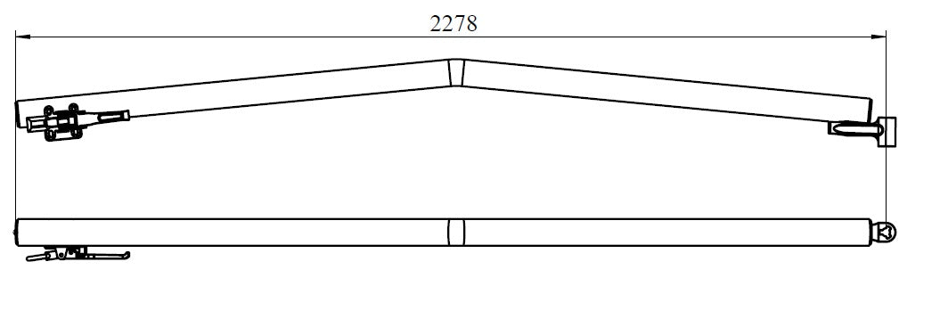 ROUND SHEET SUPPORT BAR OP WITH PARTITION (CASTING