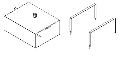 OIL TANK + 2 SUPPORTS