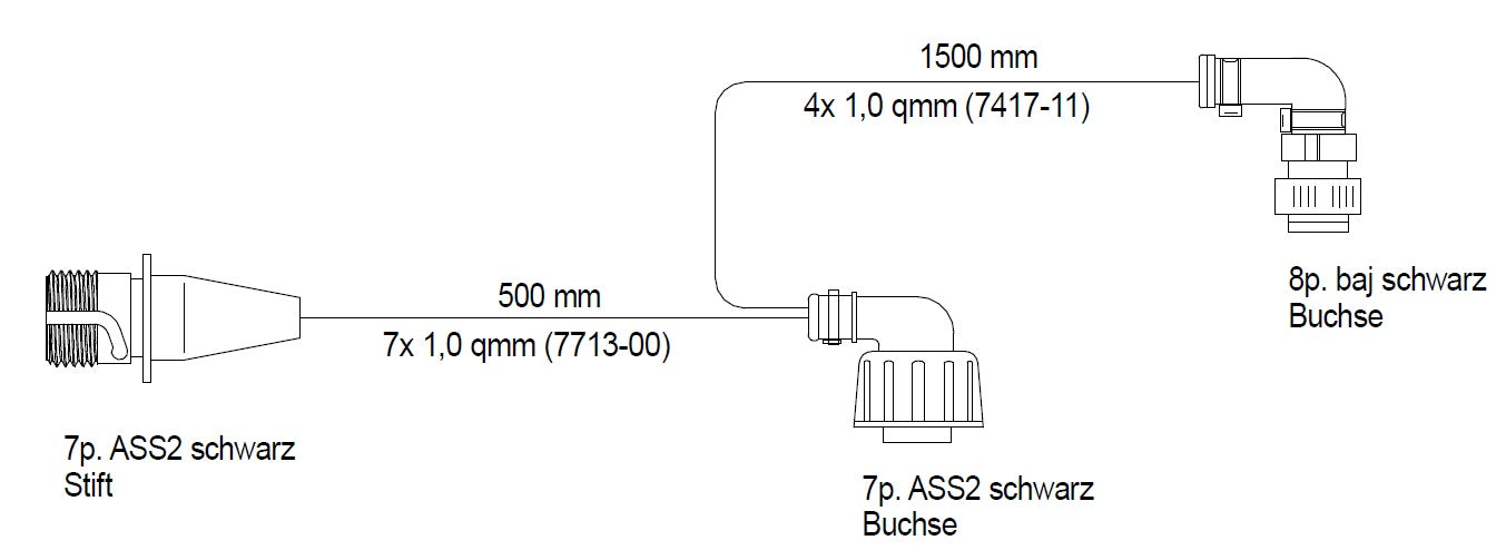 ASPOCK ADAPTER KÁBEL 8 PIN - 2X3 KEREK LED-HEZ