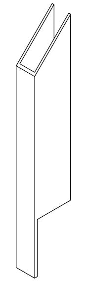 FÜGGŐLEGES KERET PROFIL THD KUKORIKÁVAL