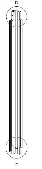 L/H SIDE CORNER PROFILE FRONT BULKHEAD MOVING FLOO