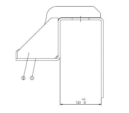HIDRAULIKUS MOTOROS HÁTSÓ 1 RÉSZES TETŐ MEGERŐSÍTÉSE