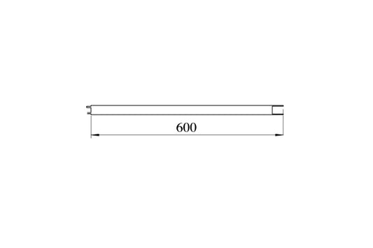 SIDE PROFILE OP / WF (STAS_V / STAS_MF) W = 600 MM / L = 2128 MM -3/+0 MM