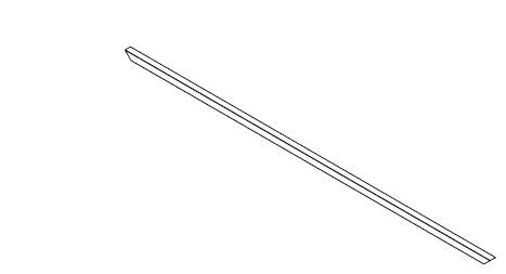 HORIZONTAL PROFILE FOR MOVING BULKHEAD WITH BRUSHE