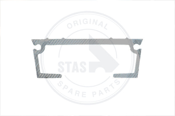 ALU FLOOR PLANK RIBBED FOR DOUBLE SEAL WF 5/97MM