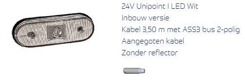 ASPOCK UNIPOINT WHITE ASS3 / 3,0 M "2012" "NORDIC