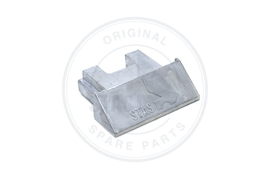 ONE SINGLE ALU CF "STAS" ENDCAP FOR 21 PLANKSSYST