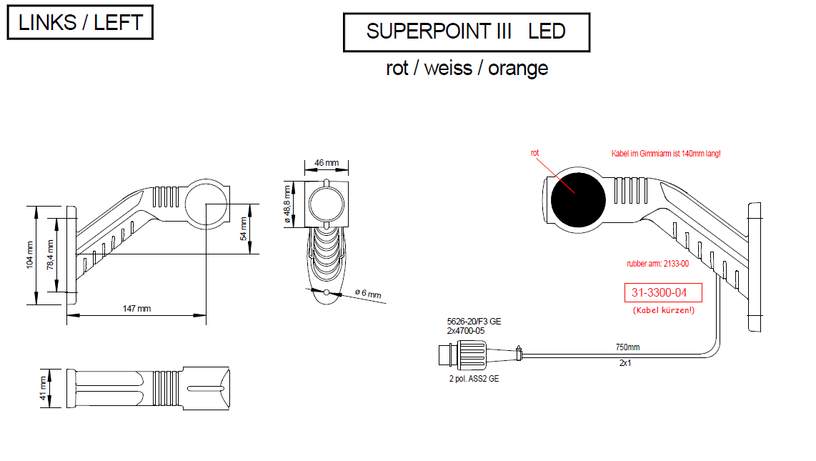 3. LED-FÜGGŐ FÉNY SZUPERPONT KÜLÖN BEKAPCSOLVA