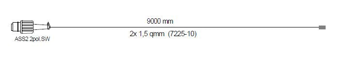 ASPOECK PLATE P+R CABLE