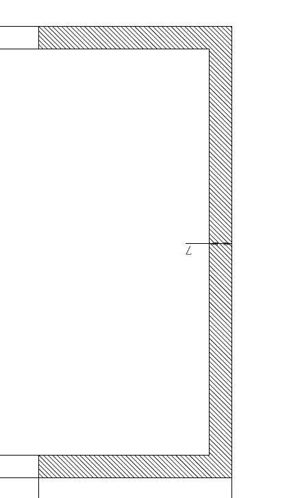 ALU U 140 X 060 X 07 MM 6005A WFLG = 5450 MM