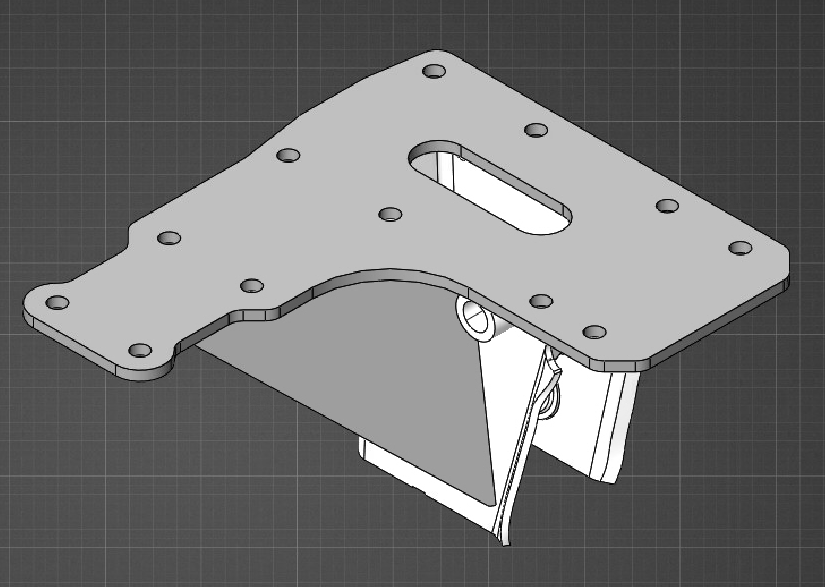 ASSEMBLY FRONT HANGER BPW H=184 RIGHT - GALVANISED