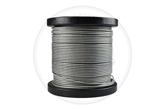 STEEL CABLE WITH PVC SHEATHING 2/3MM TRANSPARENT 1
