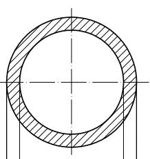 ALU CSŐ 0 50 X 0 40 MM L = 11100 MM -0/+10 MM -