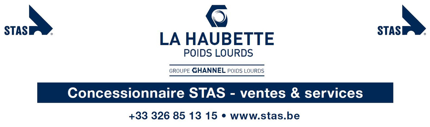 PLATE "LA HAUBETTE POIDS LOURDS"  STAS DEALER
