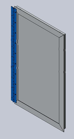 SERVICE DOOR IN FRONT BULKHEAD MOVING FLOOR