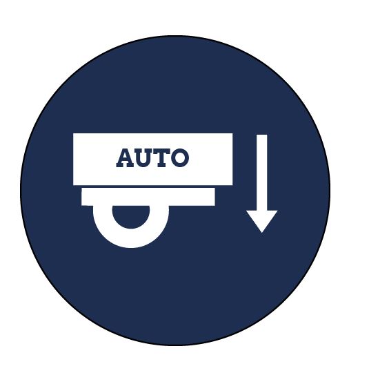 STICKER AROUND AUTOMATIC POCKETS WITH WHITE LOGO O