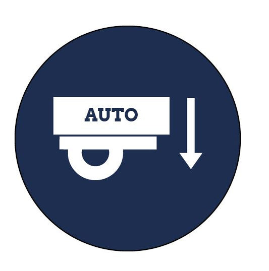 STICKER AROUND AUTOMATIC POCKETS WITH WHITE LOGO O