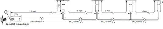 SML CHAIN 3.AD/AS3VR/3XSML/1XTOP
