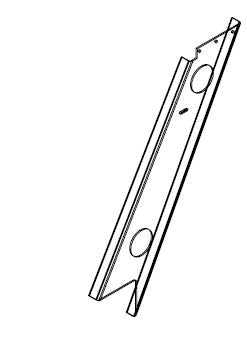 SUPPORT LEG CATWALK  CHASSIS VB20 BH2165 OPV RIGHT