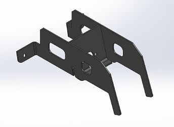 Servo support - Rear piece - BD20