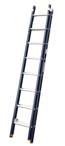 ALU CSOLÓLÉTRA 2 X 8 LÉPÉS - CE-JÓVÁHAGYOTT