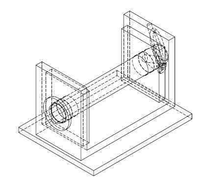 HINGE FOR SWINGABLE SHEET SUPPORT BAR ALU