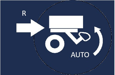 MATERIAL TO MAKE BUMPER FOLD AUTOMATIC WHEN IN REV