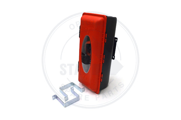 FIRE EXTINGUISHING CASE WITH FIRE EXTINGUISHER 6 K