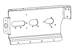 ADJUSTABLE BACKLIGHTS SUPPORT (ECOLED II) for (AS&