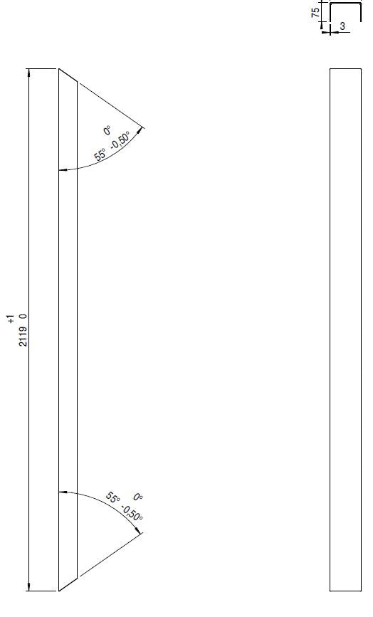 SIDE PROFILE "OSL/TP" / H = 2165 mm