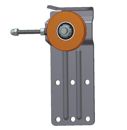 REAR SUPPORT PULLEY CABLE ROLLER 295MM LEFT - 90° 