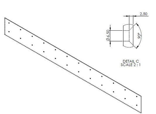 OPTIONAL WEARPLATE CARGO FLOOR INOX 4MM