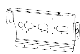 ADJUSTABLE BACKLIGHTS SUPPORT (ECOLED II) for (AS&