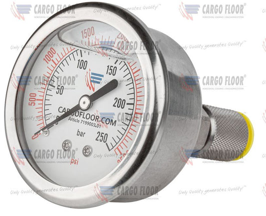 MANOMETER RAKORMADLÓ 0-250 BAR (KÖZVETLEN CSATLAKOZTATÁS)
