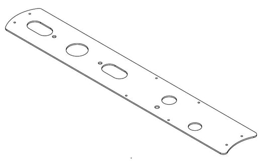 Light plate MF - Left plate - 5 chamber light