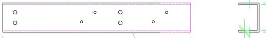 SUPPORT FOR SIDE PROTECTION RS - LENGTH 500