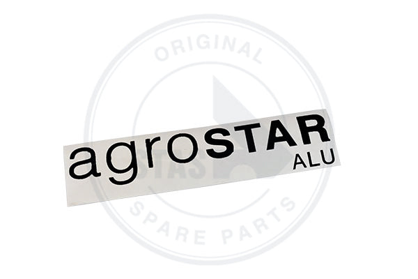 ETIK AGROSTAR ALU A901 BLACK