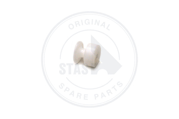 KEREK NYLON Zsinórtartó SZÉLES ÁTM. 30 mm - FEHÉR