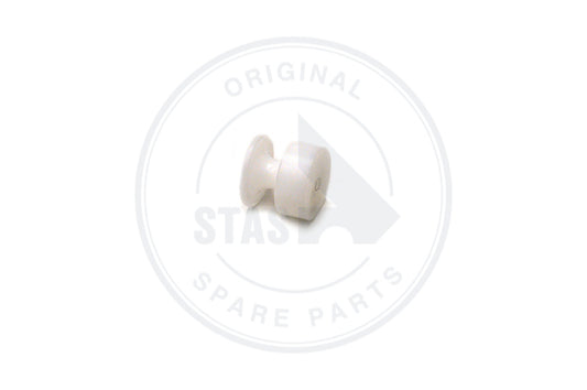 KEREK NYLON Zsinórtartó SZÉLES ÁTM. 30 mm - FEHÉR