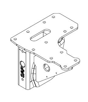 ASSEMBLY FRONT HANGER SAF H=200 RIGHT - GALVANISED