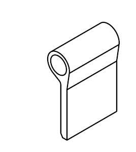 LOCK BRACKET (HINGE FLAP) 2 PER LOCK