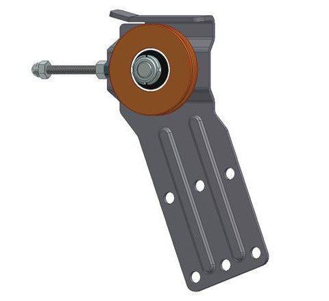 INCLINED REAR SUPPORT PULLEY CABLE ROLLER LEFT - AGROSTAR (20°) / BUILDSTAR (20°) / ROCKSTAR