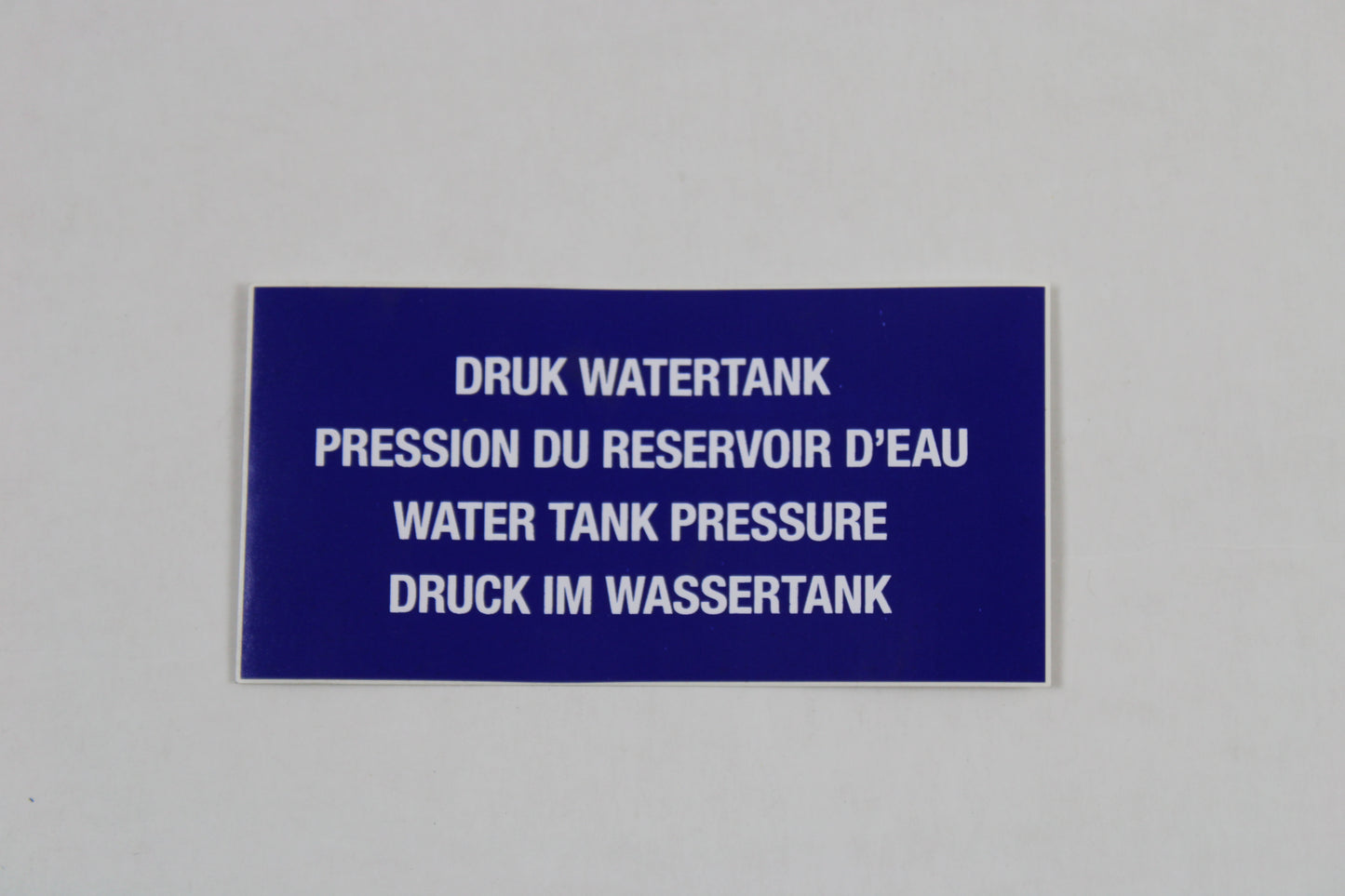 FEHÉR MATRICA KÉK NYOMÁSÚ VÍZKAZÁNOKRA (4 NYELVEN)