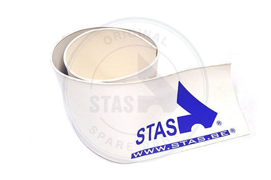 MUDFLAP  2400 X 350 MM  "STAS"  WHITE
