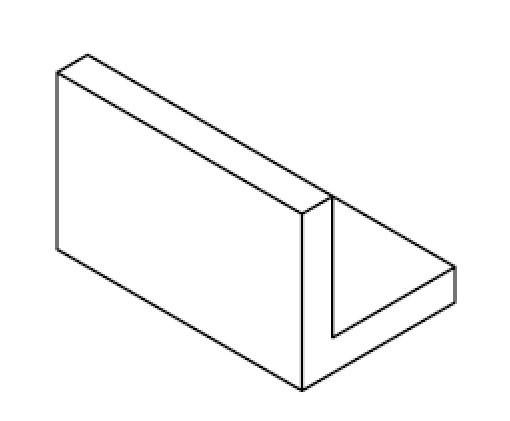 CORNER PROFILE FLOOR BRACKET HOOK