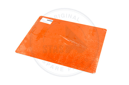 ORANGE A.D.R. PLATE BLANK 300 X 400 MM