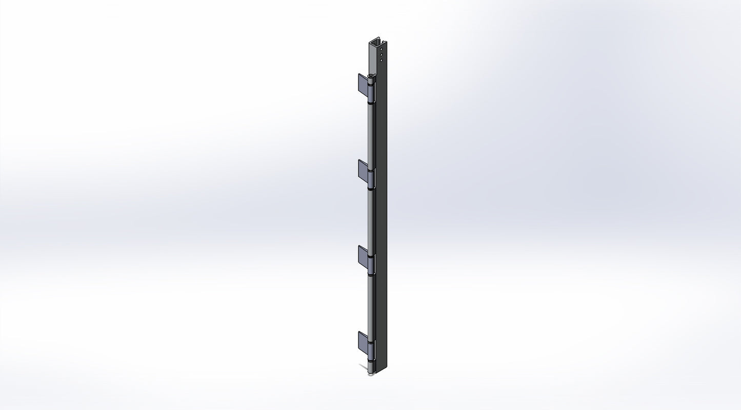 Assembly corner profile - Hinge profile-UD with HB
