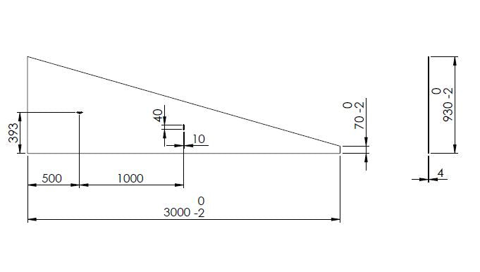 1X KOPÓLEMEZ (3000X930-70)