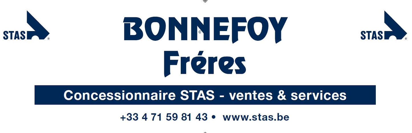 PLATE  "BONNEFOY FRÉRES" STAS DEALER