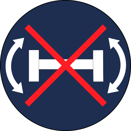 STICKER AROUND STEERING AXLE-OUT WHITE LOGO ON BLU